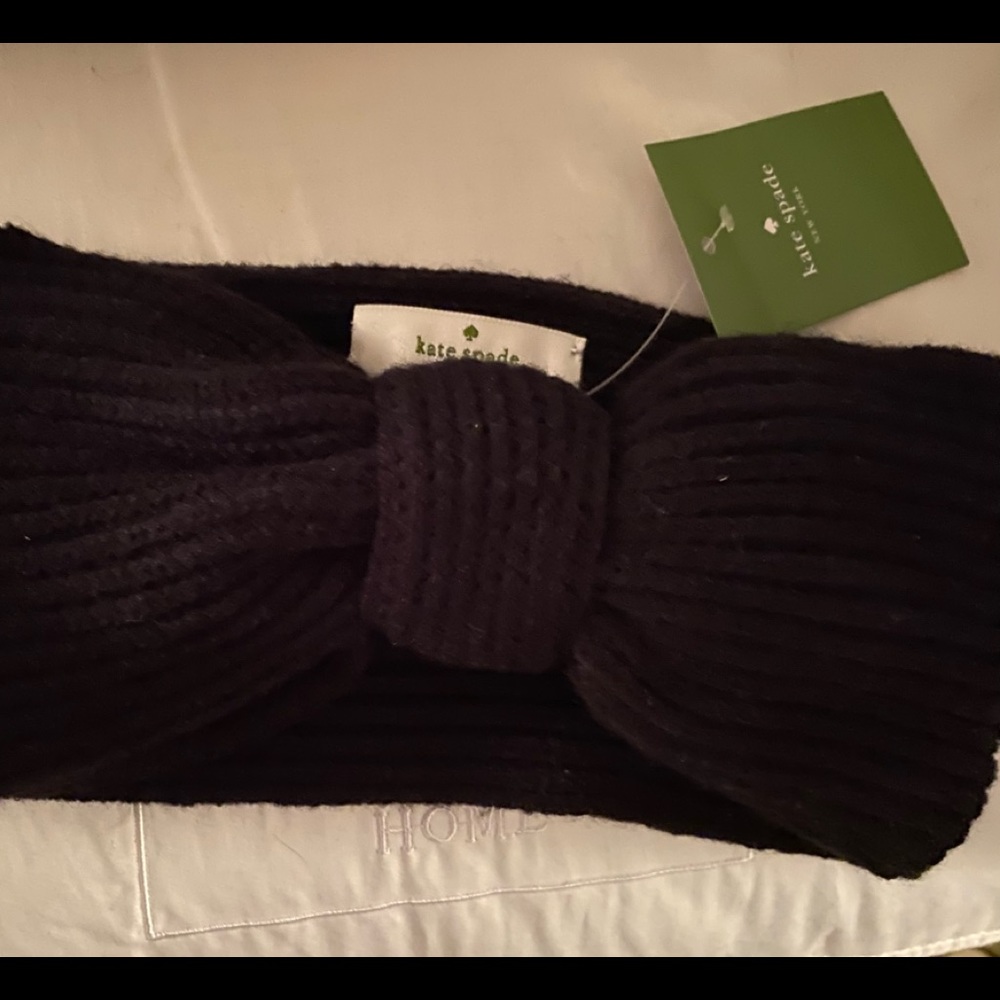Kate Spade Bow Headband in Black